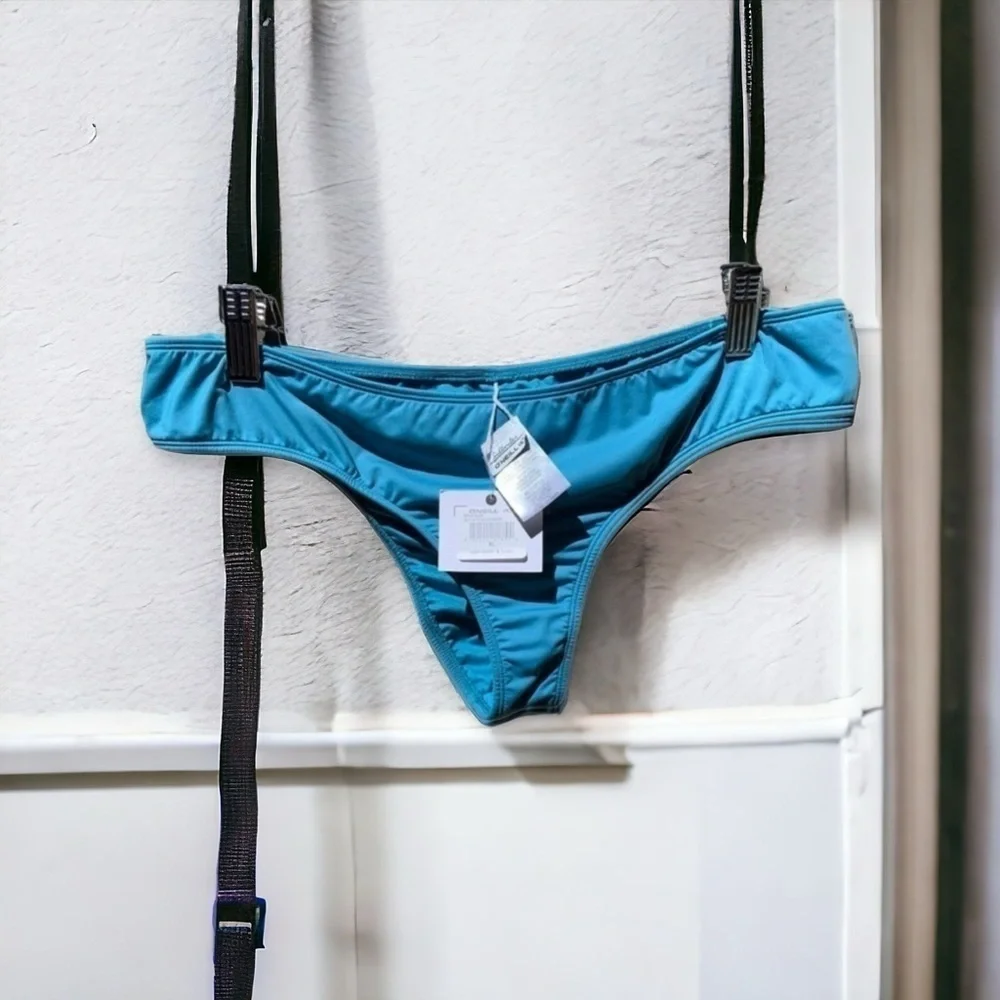 🌻NEW {w tags!} O'Neill Salt Blue Water Solids Hipster Bottoms Size XL